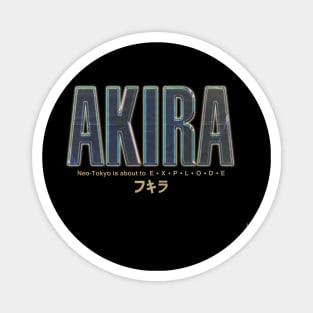 Custom yellow Akira logo Magnet
